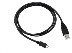 C-tech Micro USB kábel 1 m čierna / USB 2.0 A (M) - Micro USB B (M) (CB-USB2M-10B)