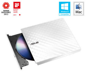 Asus SDRW-08D2S-U LITE (retail) biela DVD±RW ext. napaľovačka slim USB 2.0 (90-DQ0436-UA221KZ)