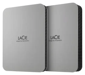 LaCie Mobile Drive Secure sivá / Externý HDD / 2 TB / 2.5" / USB-C 3.2 Gen 1 (STLR2000400)