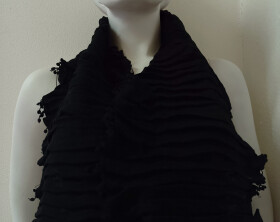 Dámska šatka Hanka 222 čierna - FPrice UNI černá