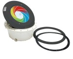 Vagnerpool Podvodný svetlomet VA LED RGB farebné, PF, 12 V; 23 W, tmavo šedá farba, pre fóliové bazény