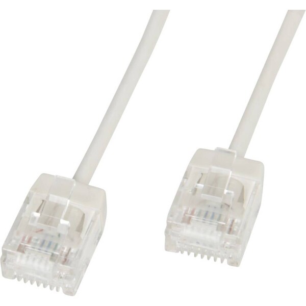 Roline 21.15.4401 RJ45 sieťové káble, prepojovacie káble CAT 6A U/UTP 1 m sivá netienený 1 ks; 21.15.4401