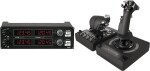 Logitech G Saitek Pro Flight Radio Panel USB (945-000011) + G X56 Hotas (945-000059)