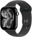 Apple Watch 11 GPS + Cellular 46mm Jet Black Alu Sport Band M/L Čierny (MFC44ZR/A)