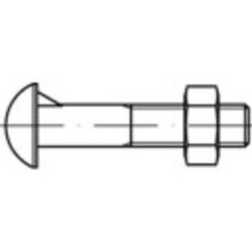 Polkruhové skrutky s výstupkami TOOLCRAFT 111770 M16 DIN 607 45 mm oceľ 50 ks; 111770