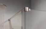 BESCO - Walk-in sprchovací kút VAYO - FARBA rámu - Chróm / Leštený hliník (ALU), Rozmer A - 90, Rozmer C - 200, Smer zatvárania - Univerzálne Ľavé / Pravé, Výplň - Číre bezpečnostné sklo - 8 mm BCVAYO90CC