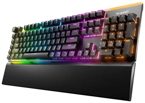 Be quiet! LIGHT MOUNT SILENT TACTILE (BT004US) / mechanická klávesnica / USB / RGB / čierna (BT004US)