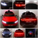 Mamido Elektrické autíčko Cabrio F4 s mäkkými kolesami EVA, čierne