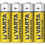 Varta Superlife AA / Batéria / 1.5V / zinko-uhlíková / 4 ks / vo fólii (409690,00)