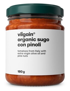 Vilgain Paradajkové sugo BIO – s píniovými orieškami 180 g