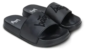 BAAGL Šľapky Logo Black veľ. 30 / Protišmyková EVA podrážka / Ľahký materiál