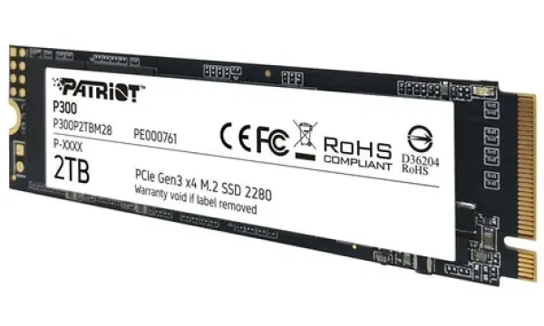 Patriot P300 2TB / M.2 2280 / SSD / IOPS: 290K 260K / M.2 PCI-E 3 (P300P2TBM28)