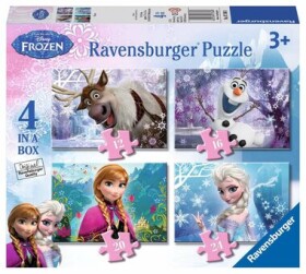 Ravensburger Disney: Ľadové kráľovstvo 2 4 v 1 - 12+16+20+24 dielikov