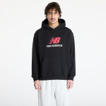 Mikina New Balance Athletics French Terry Logo Hoodie Black M