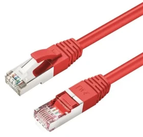 MicroConnect CAT6 S/FTP 0.25m červená / LSZH (SSTP60025R)