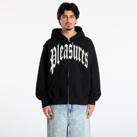 Mikina PLEASURES Twitch Zip Hoodie Black M