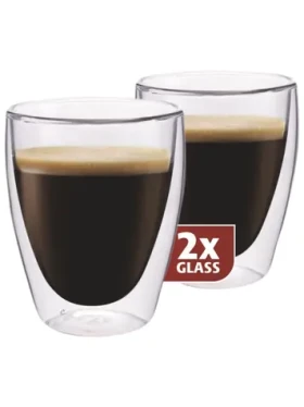 Maxxo coffee dvojstenné termo poháre 235 ml 2ks (8595235800041)