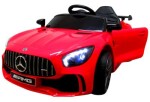 Mamido Elektrické autíčko Mercedes GTR-S, červené s mäkkými EVA kolesami a pohodlným sedadlom, licencované