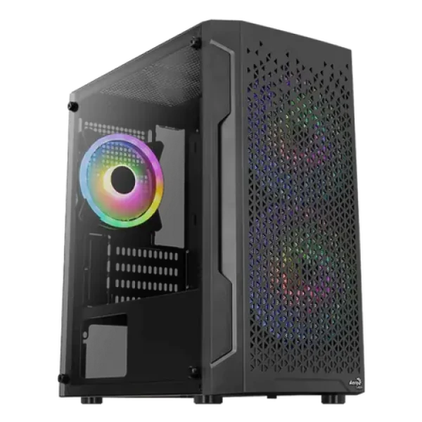 AeroCool Trinity Mini čierna / PC skriňa / Micro ATX / Mini-ITX / 2x USB-A 3.0 / 1x USB-A 2.0 / 3x FRGB / bez zdroja (ACCS-PV32033.11)