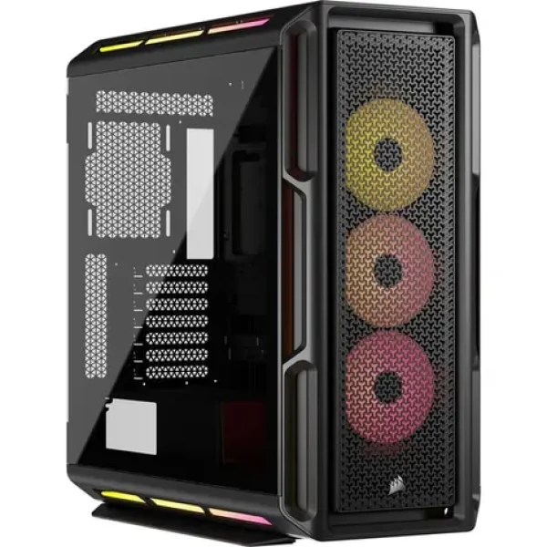 Corsair iCUE 5000T LX RGB čierna / E-ATX / 1x USB-C 3.2 / 4X USB-A / bez zdroja / priehľadná bočnica (CC-9011298-WW)