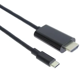 PremiumCord adaptér USB-C - HDMI čierna / Adaptér / 2 m / 4K 60Hz (ku31hdmi17)