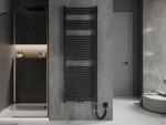 MEXEN/S - Plutón radiátor + vykurovacia tyč 1700 x 600 mm, 900 W, čierna W106-1700-600-2900-70