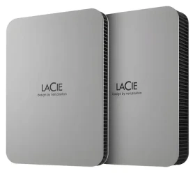 LaCie Mobile Drive Secure sivá / Externý HDD / 4 TB / 2.5" / USB-C 3.2 Gen 1 (STLR4000400)