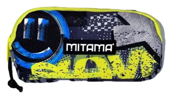 Mitama Peračník 2Zip Urban Smile / Školský peračník / 2 priehradky / zips s pútkom (64889-90014)