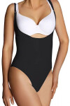 Dámske body Vincenta Drawstring Body Black - Eldar S černá