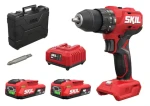 Skil Red 3021HD / Aku vŕtačka skrutkovač / 20V / Bezkefový motor / 2x 2,0Ah batéria (CD1E3021HD)