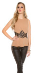 Elegant Koucla top with lace transparent