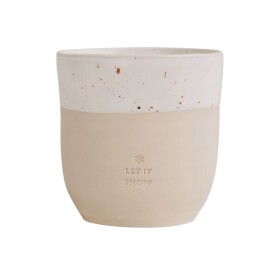 Eulenschnitt Kameninový hrnček Let it snow 320 ml