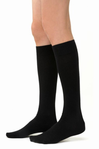 Dámske podkolienky MERINO WOOL 130 černá 38-40