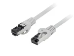 Lanberg CAT8.1 S/FTP 0,5 m šedá / Patch kábel / 40 Gb/s / LSZH / RJ-45 (PCF8-10CU-0050-S)