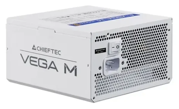 Chieftec Vega M PPG-850-CW biela / Zdroj ATX / 850W / ATX 3.1 / 80 PLUS Gold / Plne modulárne (PPG-850-CW)