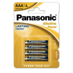 Panasonic Alkaline Power LR03APB/4BP AAA 4ks/blister (83000200BAL)