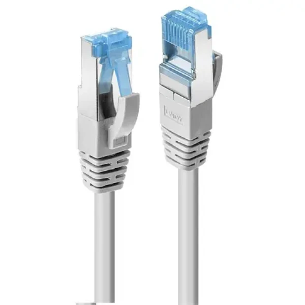 Lindy Cat6a S/FTP 3 m šedá / Patch kábel / RJ45-RJ45 / PIMF / LSZH / 10 Gbit (47135)