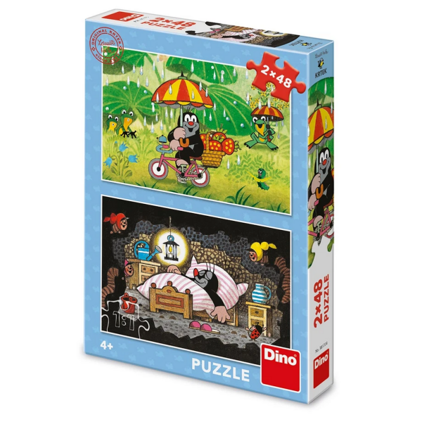 Dino Krtkov deň 2x48 Puzzle