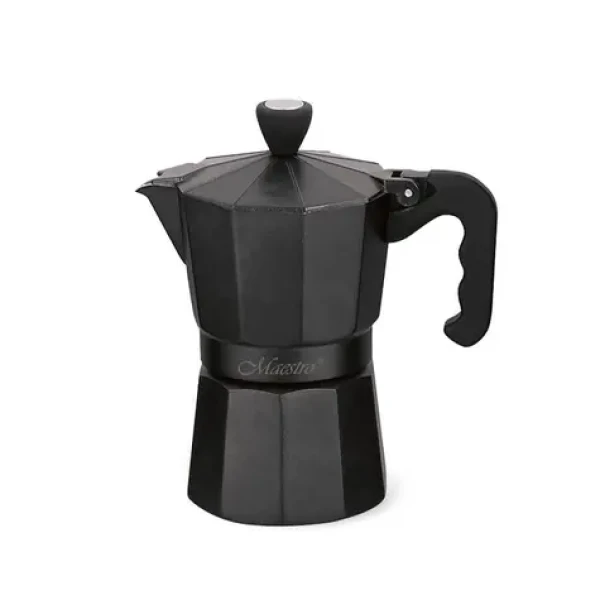Maestro MR-1666-6 čierna / Moka kanvička / 6 šálok (MR-1666-6-BLACK)