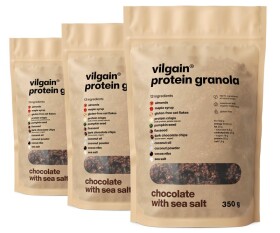 Vilgain Protein Granola – 3× čokoláda s morskou soľou 350 g