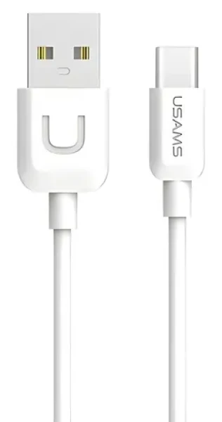 USAMS SJ099 U Turn biela / Dátový kábel / USB-C / 2A / 1 m (TCUSBXD02)