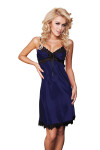 DKaren Plus Size Slip Viola Navy Blue tmavě modrá