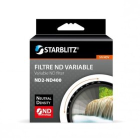 Starblitz ND variable (ND2-ND400) filter 49mm / neutrálne šedý filter variabilný (SFINDV49)