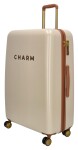 Veľký škrupinový kufor Charm London Capetown L Beige