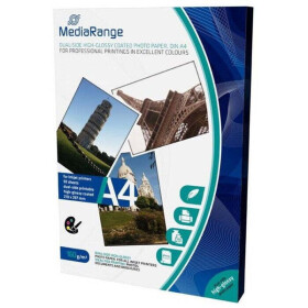 MediaRange A4 obojstranne lesklý fotopapier 50 listov 160g / atrament (MRINK108)