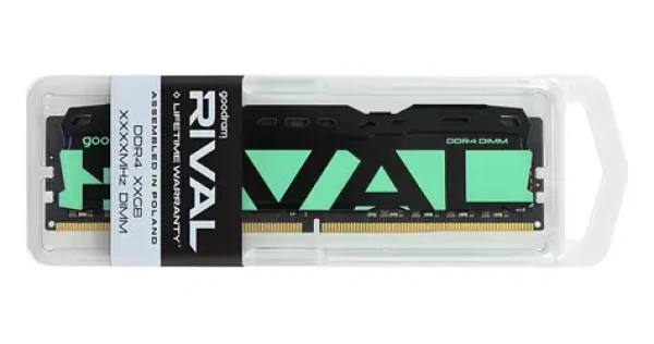 Goodram RIVAL Radiant Green 64GB (2x32GB) 3200MHz/DDR4/DIMM/CL20/1.35V (GGRGD4-32L18/64GDC)
