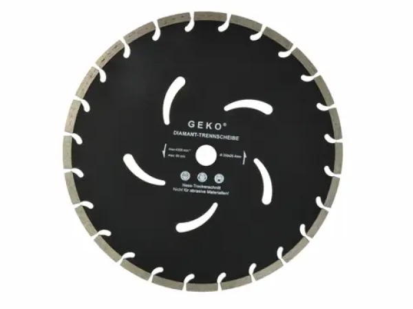 GEKO G00297 / Rezný kotúč diamantový segmentový / 350 x 10 x 25.4 mm (G00297)