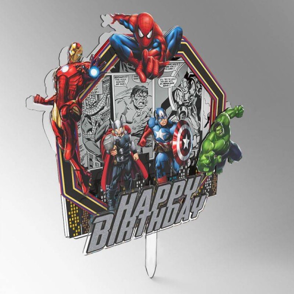 Zápich do torty Avengers - Cakesicq - Cakesicq