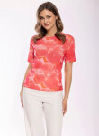 Blúzka Tess vzor 5 Coral mix - Emili S/M koral-mix