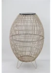 HANKO Solárny lampáš MOLLUCA ratan / Osvetlenie do exteriéru (HK-SL001-97)